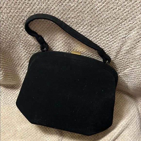 Elegant Black and Tan Embroidered Women's Bag - Picture 5 of 5